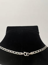 Load image into Gallery viewer, 18K ITALIAN WHITE GOLD STAINLESS STEEL NECKLACE
