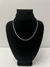 Load image into Gallery viewer, 18K ITALIAN WHITE GOLD PLATED  WEAVE NECKLACE
