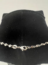 Load image into Gallery viewer, 18K ITALIAN WHITE GOLD PLATED  WEAVE NECKLACE
