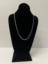 Load image into Gallery viewer, 18K ITALIAN WHITE GOLD PLATED WEAVE CHAIN NECKLACE
